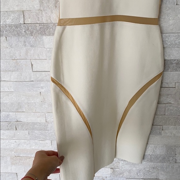 White bandage bodycon dress - Picture 3 of 7